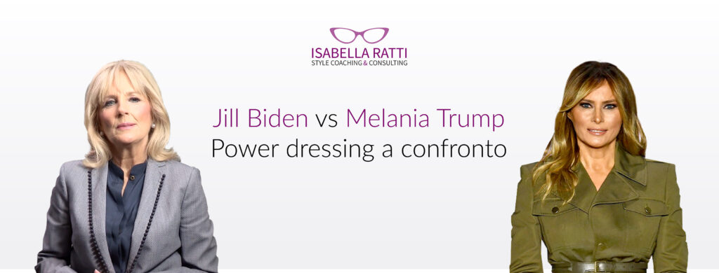 Power dressing a confronto Melania Trump vs Jill Biden